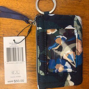 NWT Zip ID Lanyard In Immersed Blooms